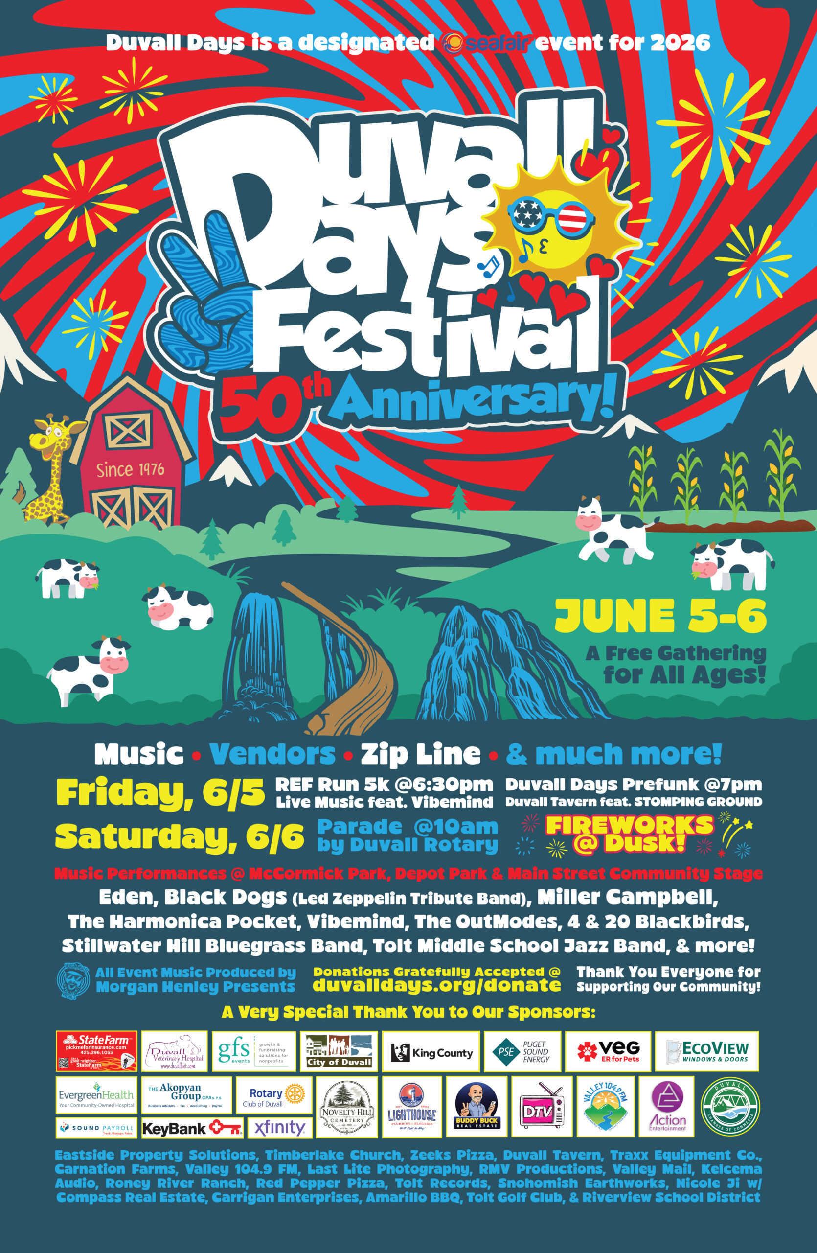 Poster for 2026 Duvall Days